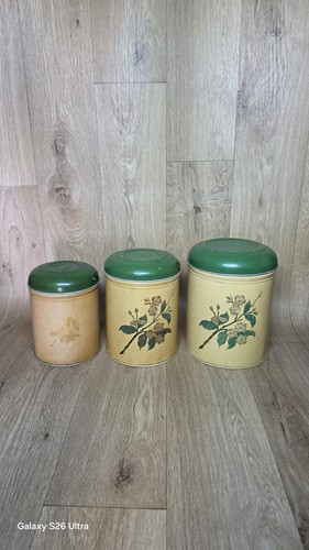 Vintage piece yellow floral - vintage, 3-piece