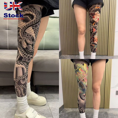 Printed tights fishing - tights, elastic