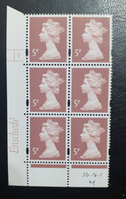 Machin 5p Y1670 Enschede Cylinder Block U/M 1 No Dot