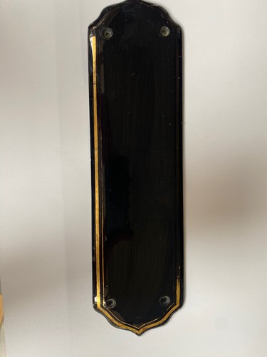 Victorian black glazed ceramic - glazed,