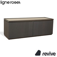 Ligne Roset Estampe Wood Sideboard Brown Beige Cream TV Cabinet