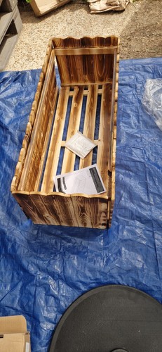 Wooden raised garden - wooden,