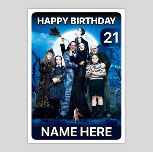 Addams family personalised - family,