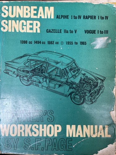 Sunbeam alpine rapier - alpine,