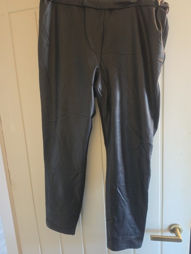 Black faux leather - black,