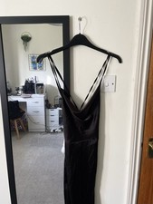 Shein Criss Cross Tie Back Satin Dress – Women’s XS