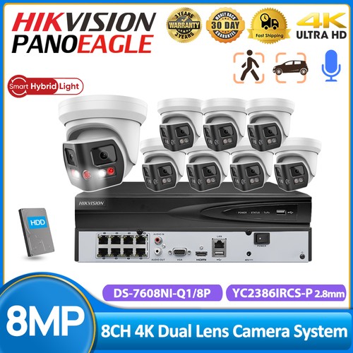 Hikvision cctv system 8ch - cctv,