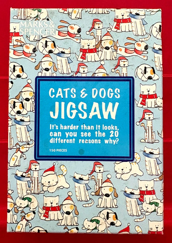 Cats and dogs 150 - 150, jigsaw