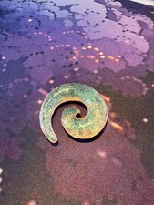 1x sparkly spiral ear gauge 12.7mm