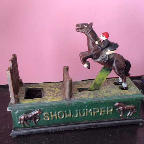 Cast iron money box - iron,