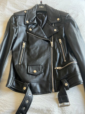 Zara black faux leather - black,