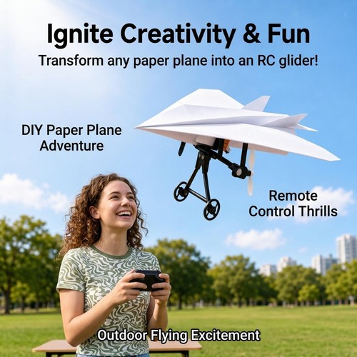 Paper airplane kit with - airplane,