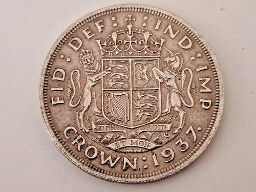 1937 silver crown george - george, vi