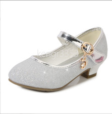 Girls Festive Kids Shoes Heel
