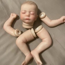18" Reborn Baby Doll Kit Sleeping Already Painted Kit Unassembled Doll Handmade
