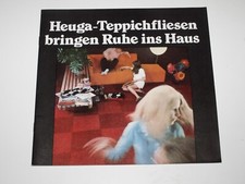 Vintage Heuga Carpet Tiles Brochure (70s)