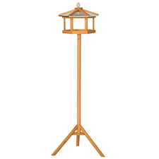 Pawhut bird table wooden - pawhut,