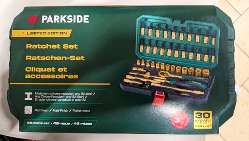 Parkside 46pc socket - parkside, 1/4”