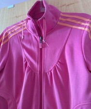 VINTAGE ADIDAS TRACKSUIT TOP SIZE 16 More 10 12 Pink