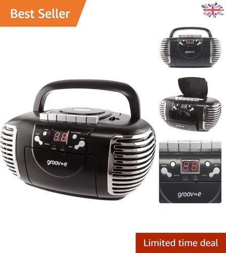 Classic retro boombox dual - boombox:,