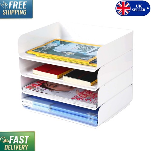 White stackable letter - stackable,