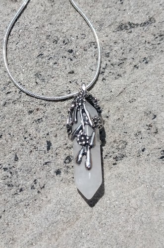 White amethyst flower wrapped - white,