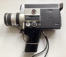 Canon Auto Zoom 518 SV Super 8 8mm Film Movie Camera TESTED WORKING GREAT!