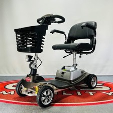 One Rehab Illusion Ultra Lightweight Portable 4mph Boot Mobility Scooter Buggy