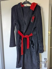 Kids Boy's Navy Liverpool  FC Hooded Dressing Gown Age 12 - 13 Years