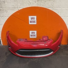 Ford Fiesta Mk7 Bumper Front & Grills Colorado Red K9 Pre Facelift 2008-12 YR12