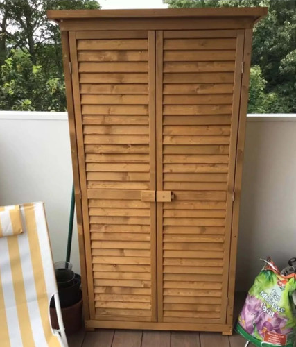 Wooden garden shed tall - garden,