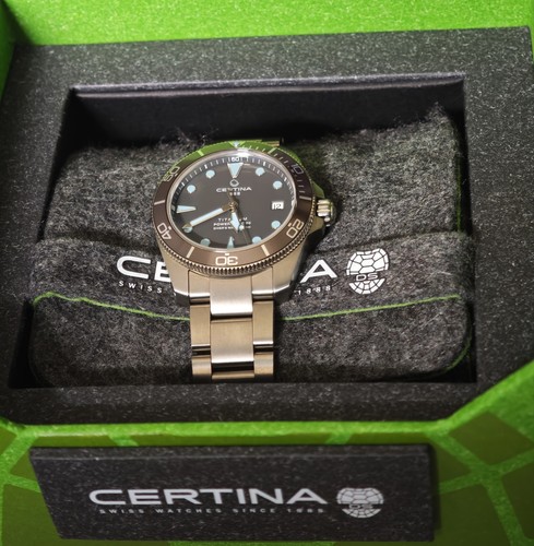 Certina titanium 38mm diver - certina, ds