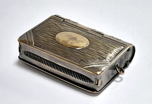 Antique silver plate spring - plate,
