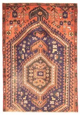 Vintage hand knotted carpet - hand-knotted,