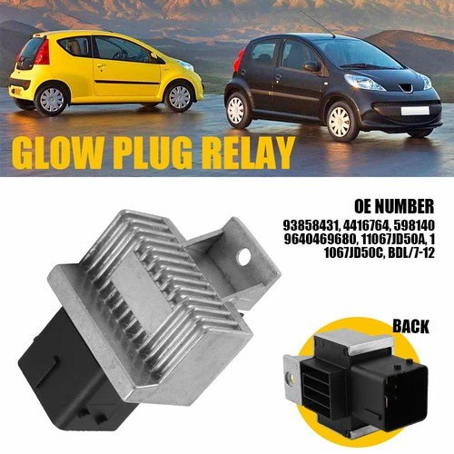 Glow plug relay time - relay/time, control