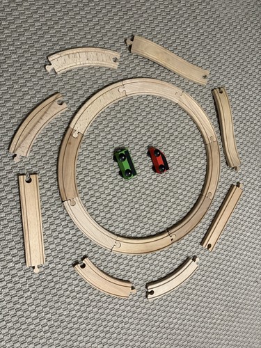 Wooden train track - wooden,