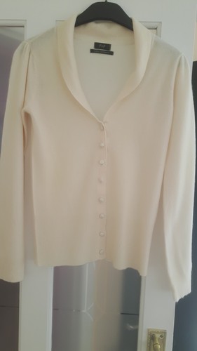 Cream colour cashmere - cashmere, 100%