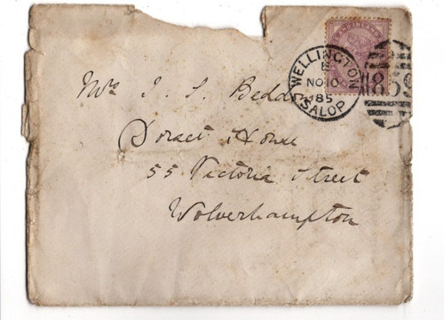 Wellington salop nov 1885 - wellington,
