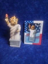 Wade UK Ceramics STATUE OF LIBEARTY Bear Figurine Ameriwade Exclusive LE 250