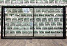 BLACK SLIDING PATIO DOORS