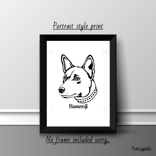 Basenji dog pet - basenji, a4