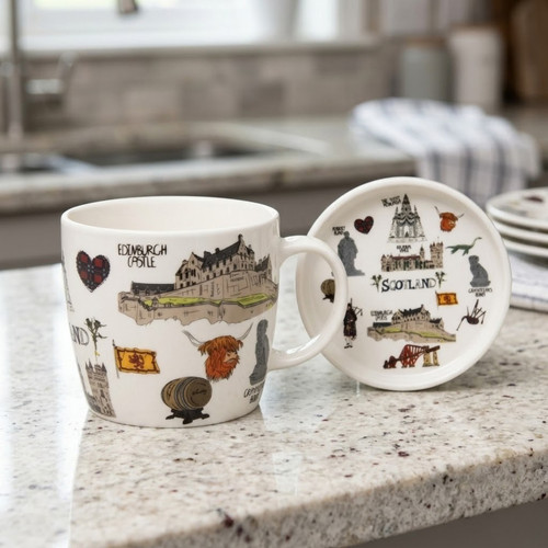 Scottish sketch mug - scottish,