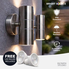 2 x Stainless Steel Up Down