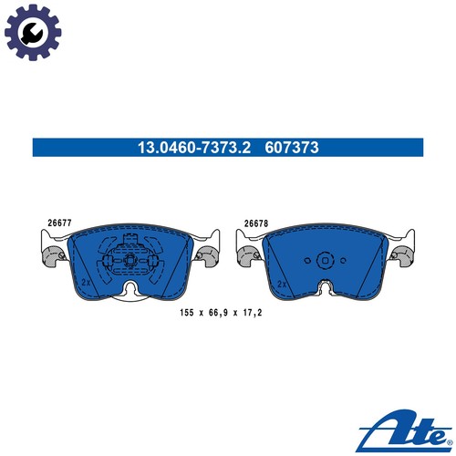 Brake pad set disc - pad,