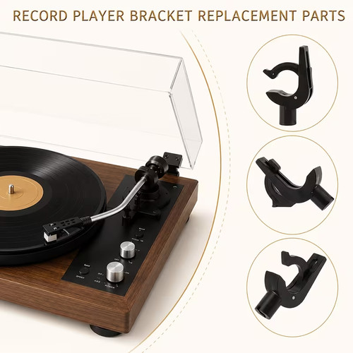 Turntable tonearm rest clip - dj,