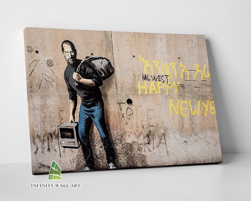 Banksy steve jobs - banksy,