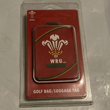 Welsh Rugby Union (WRU)  Golf Bag / Luggage Tag - NEW Sealed