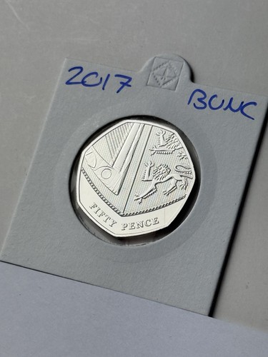 2017 shield 50p uncirculated - shield,