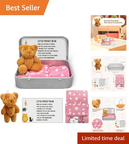 Pocket sized plush teddy bear - teddy,