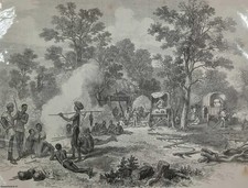 SOUTH AFRICAN TRAVEL: BREAKING UP THE CAMP AT DAKA, ZAMBESI VALLEY. A RARE, ORIG